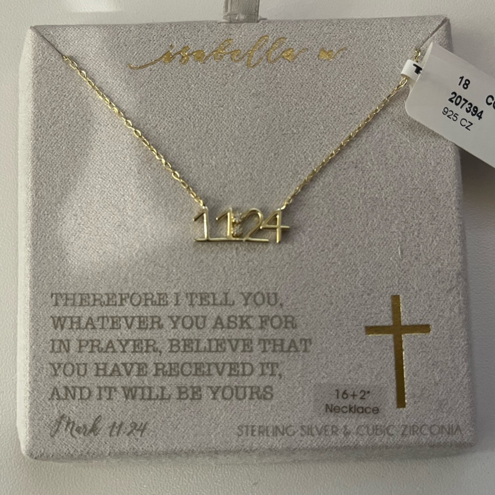 Abella Gold Minimalist Necklace with Stylized Pendant